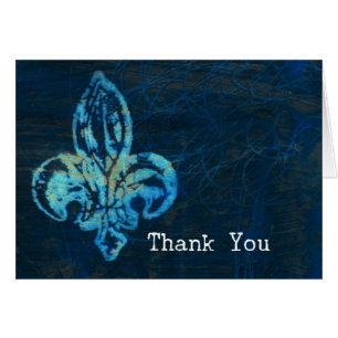 Fleur-de-lis Gemengde Media Dank u