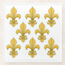 Fleur-de-lis Glazen Onderzetter