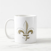Fleur de lis - Gold Koffiemok (Links)