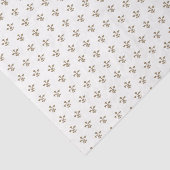 Fleur de Lis Gold Pattern Franse ontkoppeling Tissuepapier (Detail)