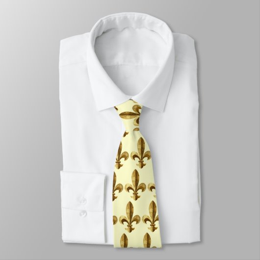 Fleur-de-lis Gold. Stropdas (Gebonden)