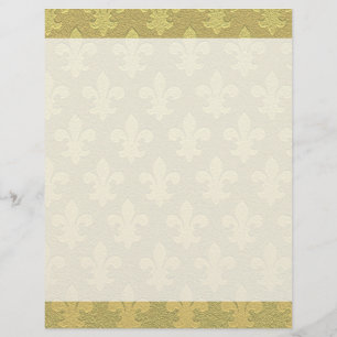 Fleur de lis golden elegant stijlvol