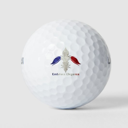Fleur de Lis Golfballen (Voorkant)