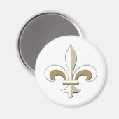 Fleur de lis - Goud Magneet (Voorkant / Achterkant)