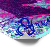 Fleur-De-Lis Great Dane Poster (Hoek)