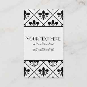 Fleur De Lis-grens Visitekaartje