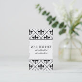 Fleur De Lis-grens Visitekaartje (Staand voorkant)