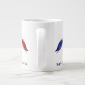 Fleur de Lis Grote Koffiekop (Achterkant)