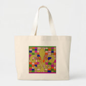 Fleur De Lis Grote Tote Bag (Voorkant)