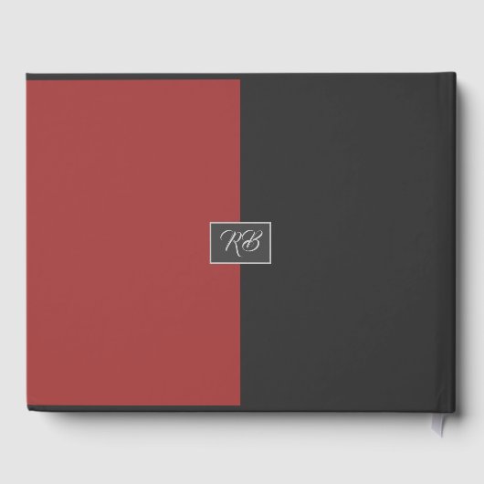 Fleur De Lis Guest Book Gastenboek (Achterkant)