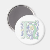 Fleur-de-lis H Monogram Magneet (Voorkant / Achterkant)