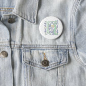 Fleur-de-lis H Monogram Ronde Button 5,7 Cm (In situ)