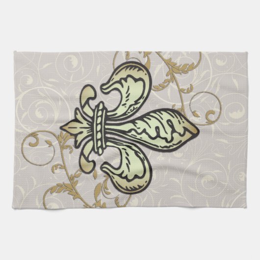 Fleur De lis handdoek (Horizontaal)