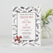 Fleur de lis Heartfelt Expressions Kaart (Staand voorkant)