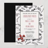 Fleur de lis Heartfelt Expressions Kaart (Voorkant / Achterkant)