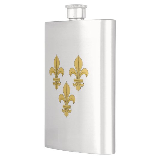Fleur-de-lis Heupfles (Links)