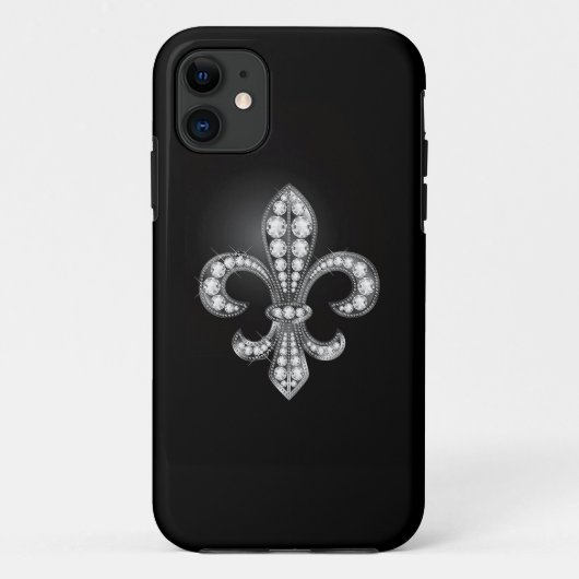 Fleur-de-lis Hoesje-Mate iPhone 5/5S Hoesje (Achterkant)