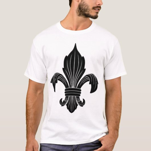 Fleur De Lis Houndstooth Shirt (Voorkant)