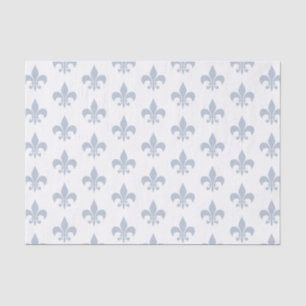 Fleur De Lis in Slate Blue Tissue Paper Tissuepapier