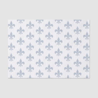 Fleur De Lis in Slate Blue Tissue Paper Tissuepapier