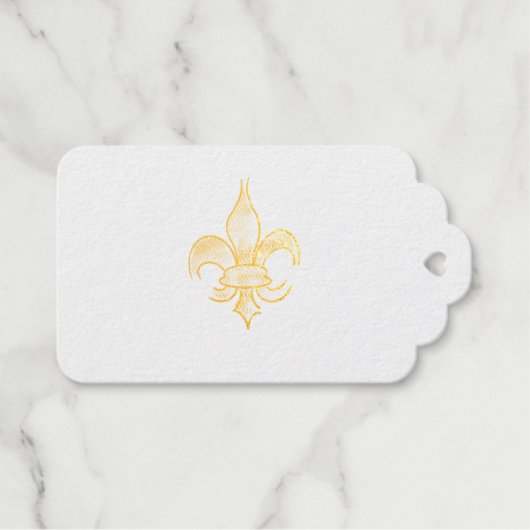 Fleur De Lis Ink Label (Voorkant (horizontaal))