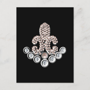 Fleur De Lis-jewelen Briefkaart