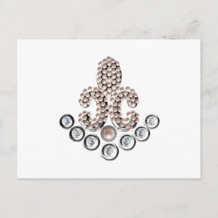 Fleur De Lis-jewelen Briefkaart