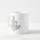 Fleur De Lis-jewelen Koffiemok (Voorkant links)