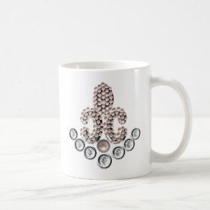 Fleur De Lis-jewelen Koffiemok