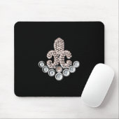 Fleur De Lis-jewelen Muismat (Met muis)