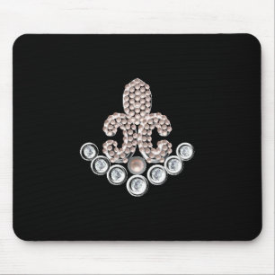 Fleur De Lis-juwelen Muismat