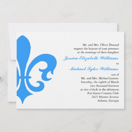 Fleur de Lis Kaart (Voorkant)