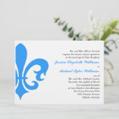 Fleur de Lis Kaart (Staand voorkant)