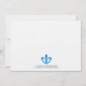 Fleur de Lis Kaart (Achterkant)