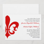 Fleur de Lis Kaart (Voorkant / Achterkant)