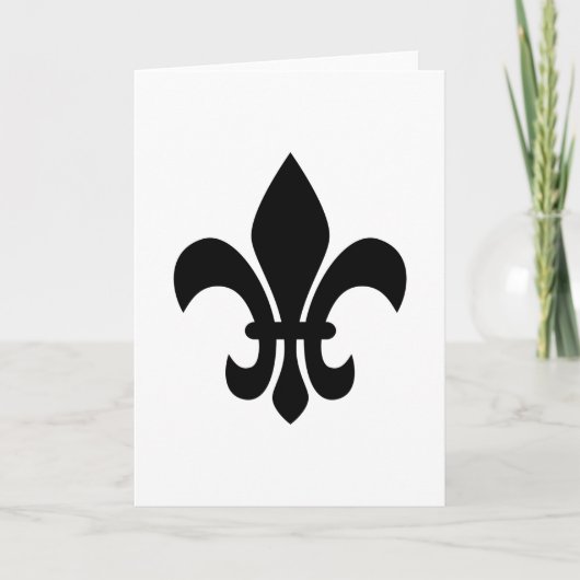 Fleur de Lis Kaart (Voorkant)