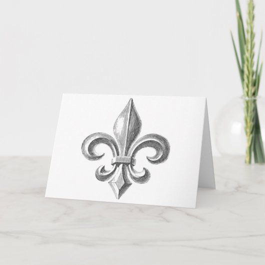 Fleur DE Lis Kaart (Voorkant)