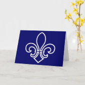 Fleur DE Lis Kaart (Gele Bloem)