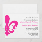 Fleur de Lis Kaart (Voorkant / Achterkant)