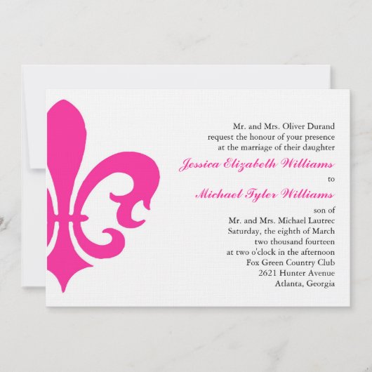 Fleur de Lis Kaart (Voorkant)