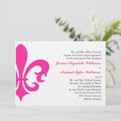 Fleur de Lis Kaart (Staand voorkant)