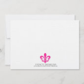 Fleur de Lis Kaart (Achterkant)