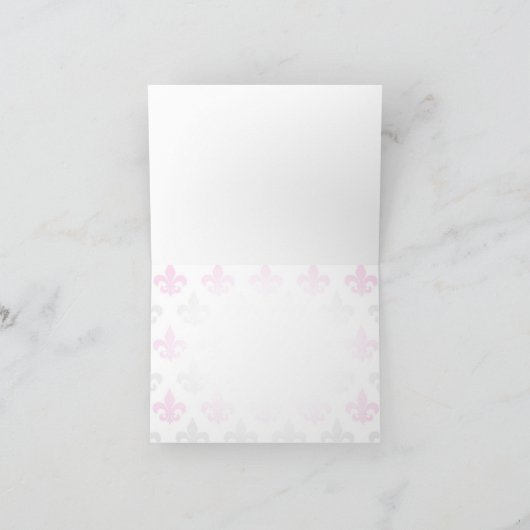 Fleur de Lis Kaart (Binnen)