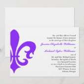 Fleur de Lis Kaart (Voorkant / Achterkant)