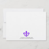 Fleur de Lis Kaart (Achterkant)
