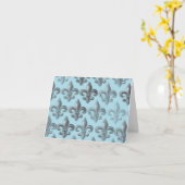 Fleur De Lis Kaart (Gele Bloem)