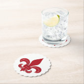 Fleur de Lis Kartonnen Onderzetters (Insitu)