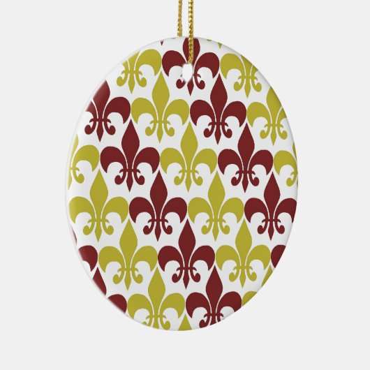 Fleur De Lis Keramisch Ornament (Rechts)