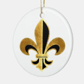 Fleur de lis keramisch ornament (Links)