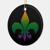 Fleur de lis keramisch ornament (Links)
